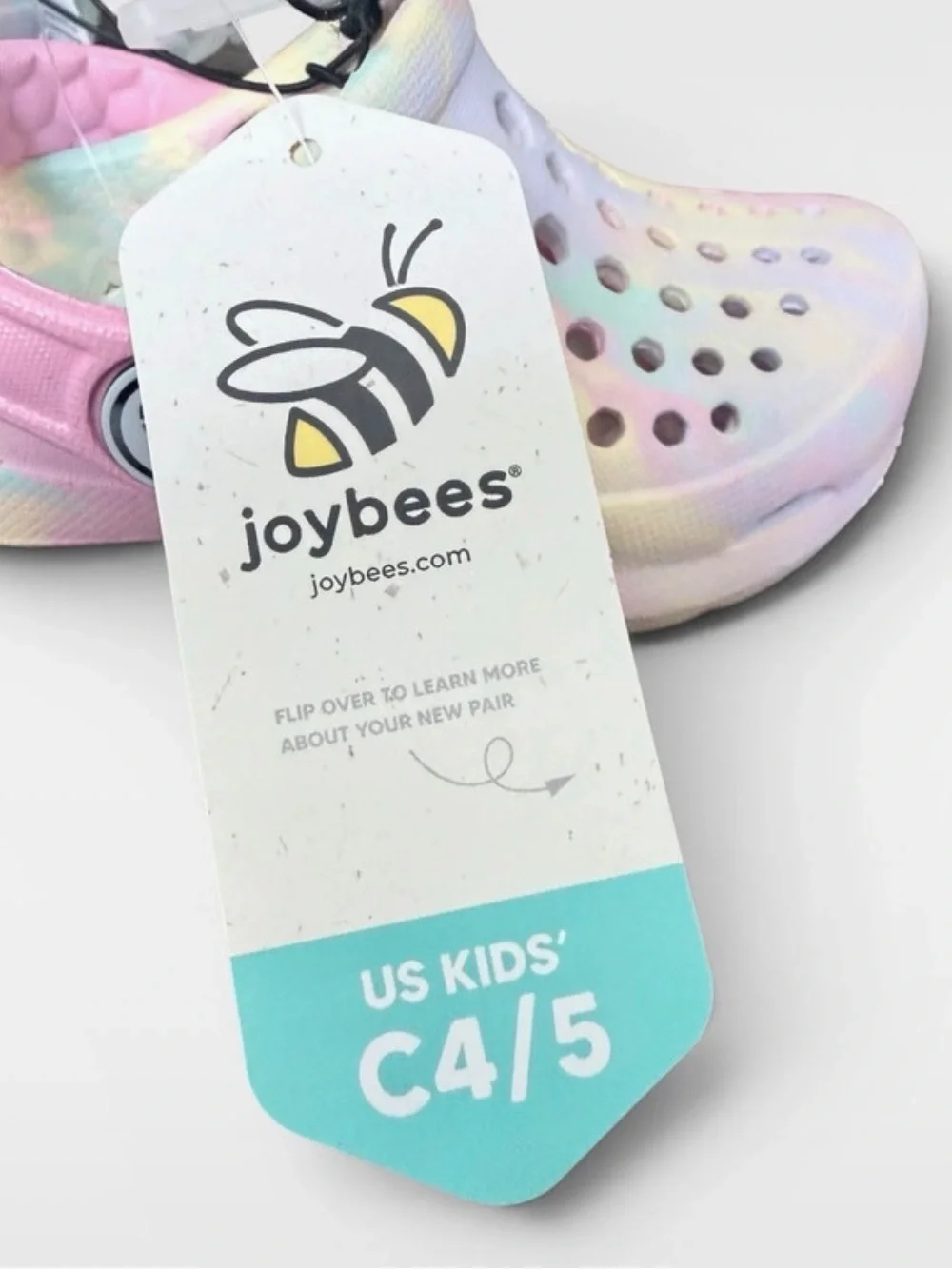 Joybees Baby/Toddler Active Marbled Ombré Pink  Clog 4/5 NWT